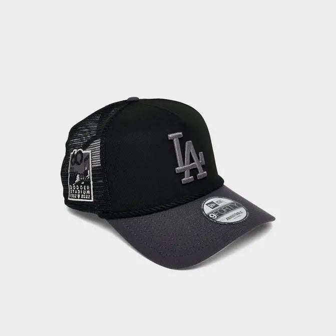 NEW ERA | New Era Los Angeles Dodgers MLB 9FORTY A-Frame Rope Trucker Hat NEW ERA | New Era Los Angeles Dodgers MLB 9FORTY A-Frame Rope Trucker Hat